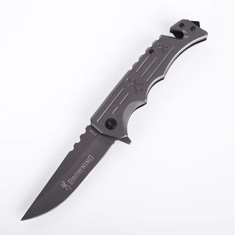 

Hysenss F131 Tactical Folding Knife Pocket Fruit Knife High Hardness for Hunting Camping Survival Outdoor Fishing Steel Handle