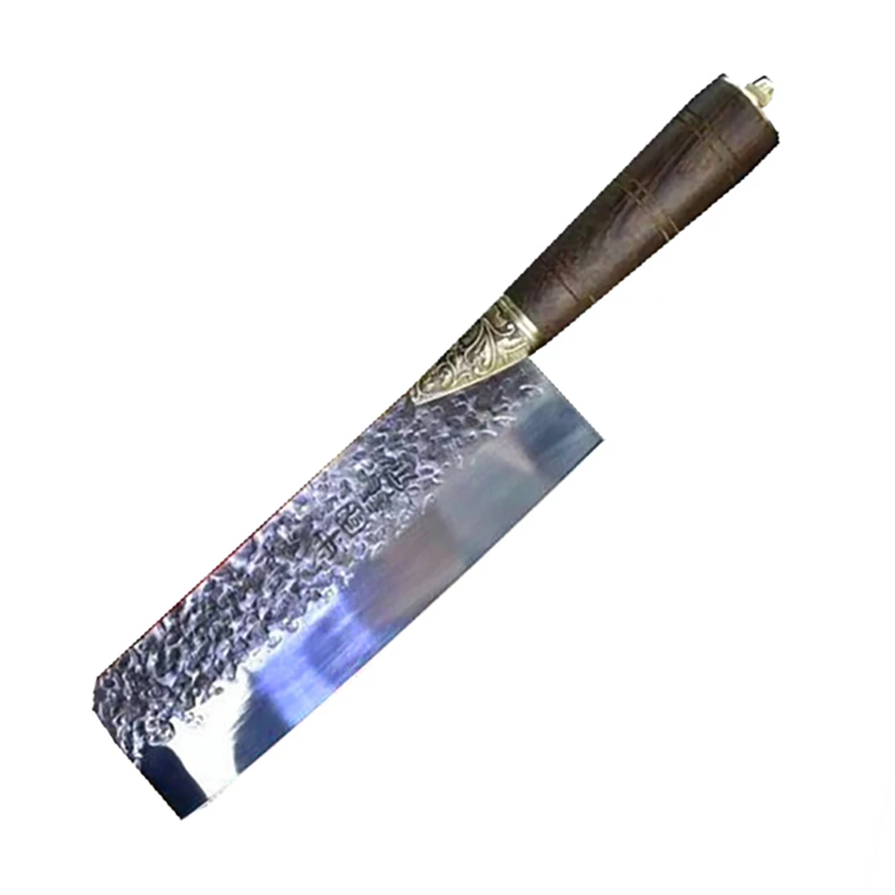 

Kitchen Nakiri Knife Handmade Chinese Slicing Chopper Chef Non-Stick Knife Meat Cleave Vegetable Cutter Cooking Tools