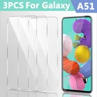 3 шт. 9H закаленное стекло для Samsung Galaxy A51 A71 защита для экрана на galax A 51 71 A515F A715F прозрачная пленка для дисплея телефона