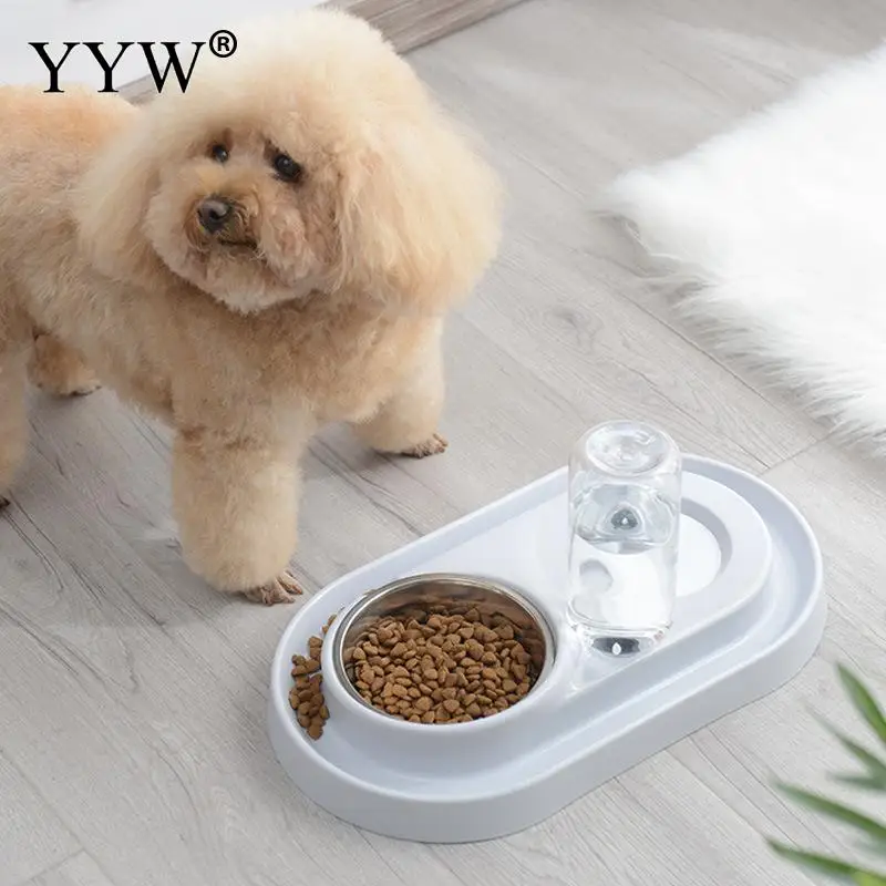 

Stainless Steel Double Pet Bowls Food Water Feeder For Dog Puppy Cat Pets Supplies Feeding Dishes Pp Pet Bowl Pet Products