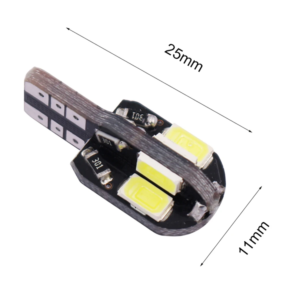 Автомобильный светодиодный габаритный фонарь T10 W5W 5630 8 SMD 12 В 194 168 автомобильный