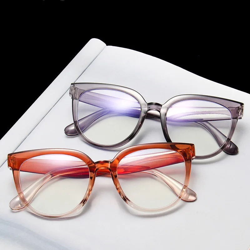 

New Round Anti-Blue Light Glasses for Men and Women Optical Myopia Eyeglasses Frame Fashion Transparent Computer Eyewear