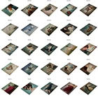 Портретная печать столовых картина маслом Стиль для обеденного стола 32x42cm Чай Полотенца чашки Coaster тканевых салфеток циновка чашки