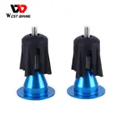 Концевые Заглушки для руля велосипеда WEST BIKING, алюминиевый сплав, ручки для велосипеда, запчасти для велосипеда, руль заглушки для рукоятки