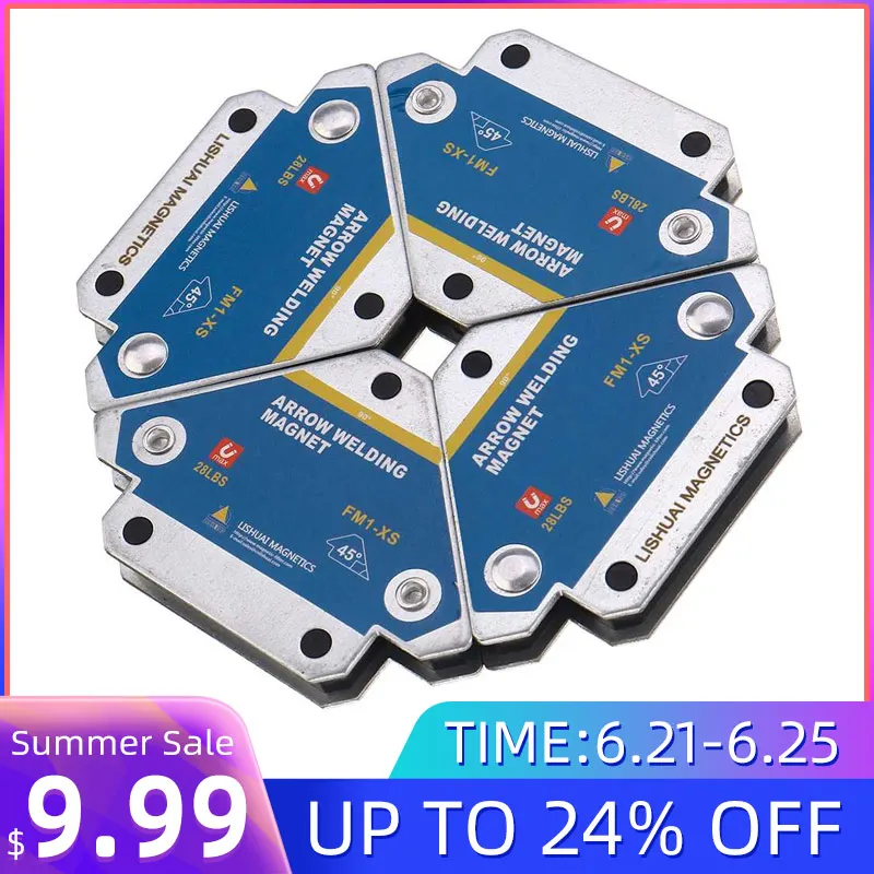 4 шт. магнитные сварочные держатели многоугольный припой со стрелкой магнитный