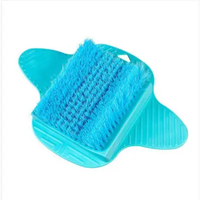 

BOUSSAC Bathroom Foot Rub Feet Exfoliating Exfoliating Can hung With Suction Cup Soft Fur Foot Massage Brush Feet Cleaning Tools