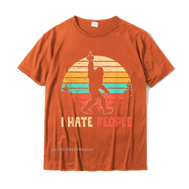 bigfoot i hate people shirt