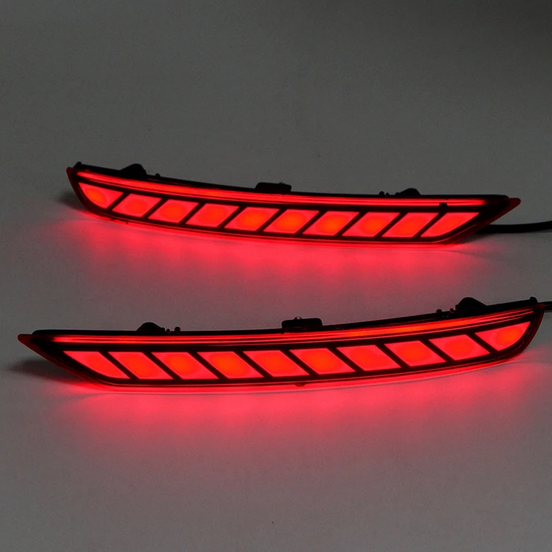 

LED Reflector Rear Bumper Tail Light for Subaru Forester 2008-2018 Driving Stop Brake Lamp with Dynamic Turn Signal