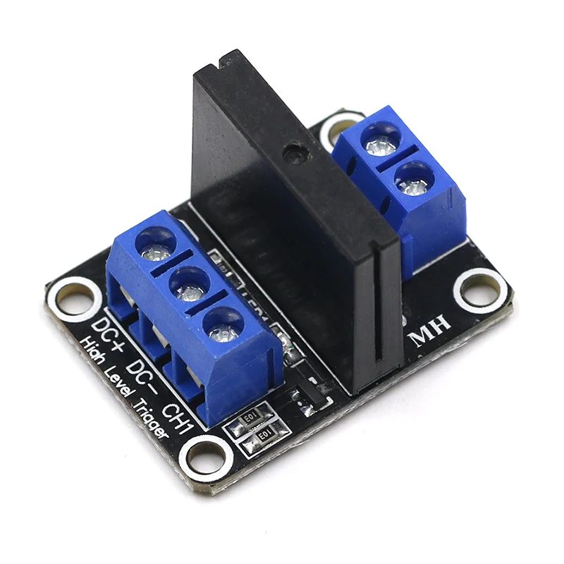 1 Channel 1 2 4 8 канальный 5 В DC релейный модуль твердотельный высокий уровень SSR AVR DSP G3MB-202P реле для Arduino - Габаритные размеры: 1 Channel
