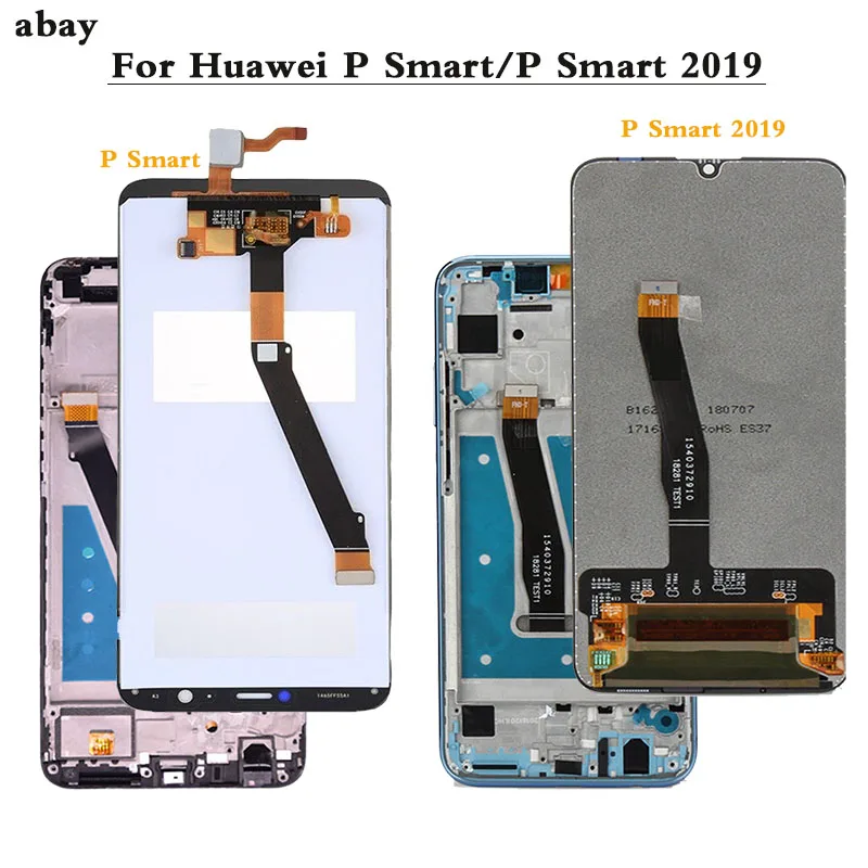 ЖК дисплей для Huawei P Smart 2019 6 21 ''POT LX1 L21 LX3 с рамкой экран Смарт 5 65''
