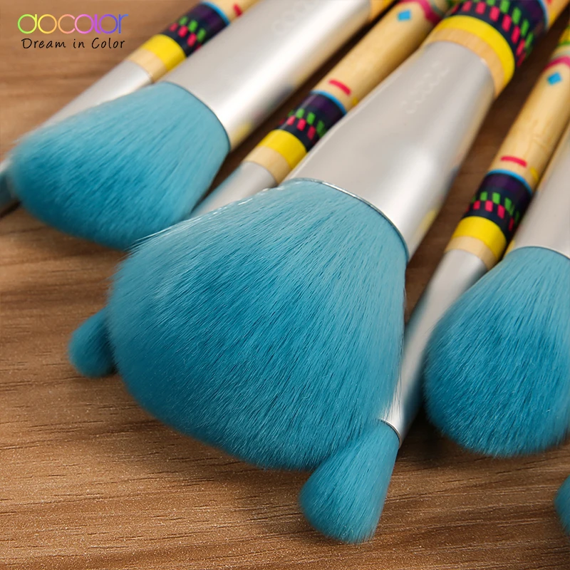 Набор кистей для макияжа Docolor набор профессионального из синтетических волос