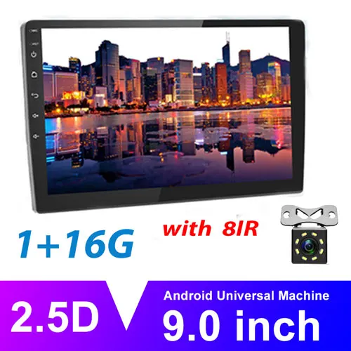 1 16G 8IR Camera Podofo 2din Автомагнитола Android8.1 " 2+ 32G Автомагнитола gps Wifi Автомобильный мультимедийный плеер для Volkswagen Nissan hyundai toyota CR-V Kia - Цвет: 1 16G 8IR Camera