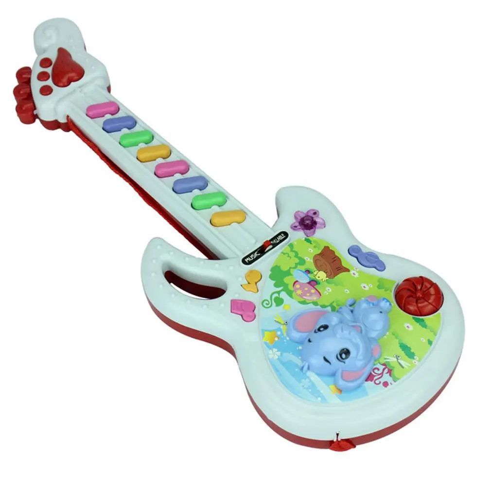 Electric Guitar Toy Musical Play Kid Boy Girl Toddler Learning Developmental Electron Toy Baby Early Educational Birthday Gifts