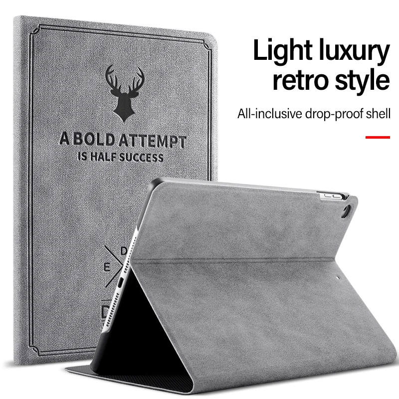 Роскошный кожаный чехол для планшета с рождественским оленем iPad Pro 12 9 дюйма