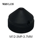 3,0 мегапиксельная HD 3,7 мм объектив для системы видеонаблюдения Pinhole IR M12 объектив поддерживает 92 градуса F2.4 12.7 