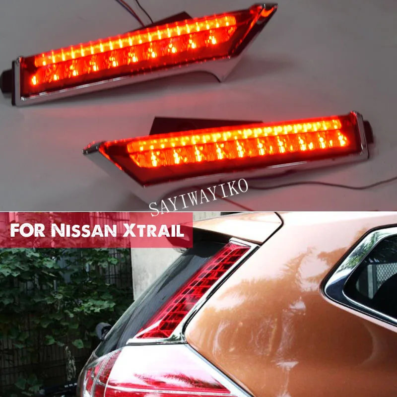Светодиодный задний фонарь для Nissan Xtrail X trail 2014 2015 2016 2017 2018 2019 бампер 2
