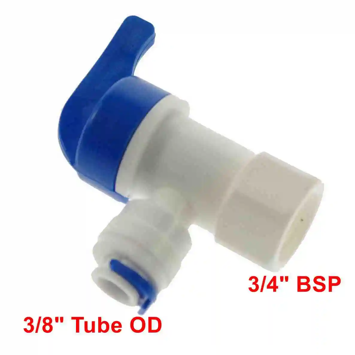 

Подходит для трубки O/D 1/4 дюйма 3/8 дюйма Pushfit-1/4 дюйма 3/8 дюйма 3/4 дюйма Колено RO Стовбур для давления воды Шаровой кран обратного осмоса