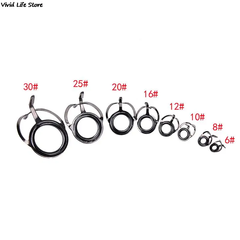 Набор направляющих для удочки разных размеров комплект из 7/8/30 шт. стали Cr-Ni