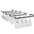 Стойка для Винных Бокалов для барадома, держатель для стаканов, стойка для хранения стаканов, простой подвесной бокал, Однорядный держатель для Винных Бокалов