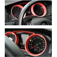 car interior oil meter table dashboard speedometer instrument panel cover trim for vw golf 7 mk7 7 5 gti r gtd 2014 2018