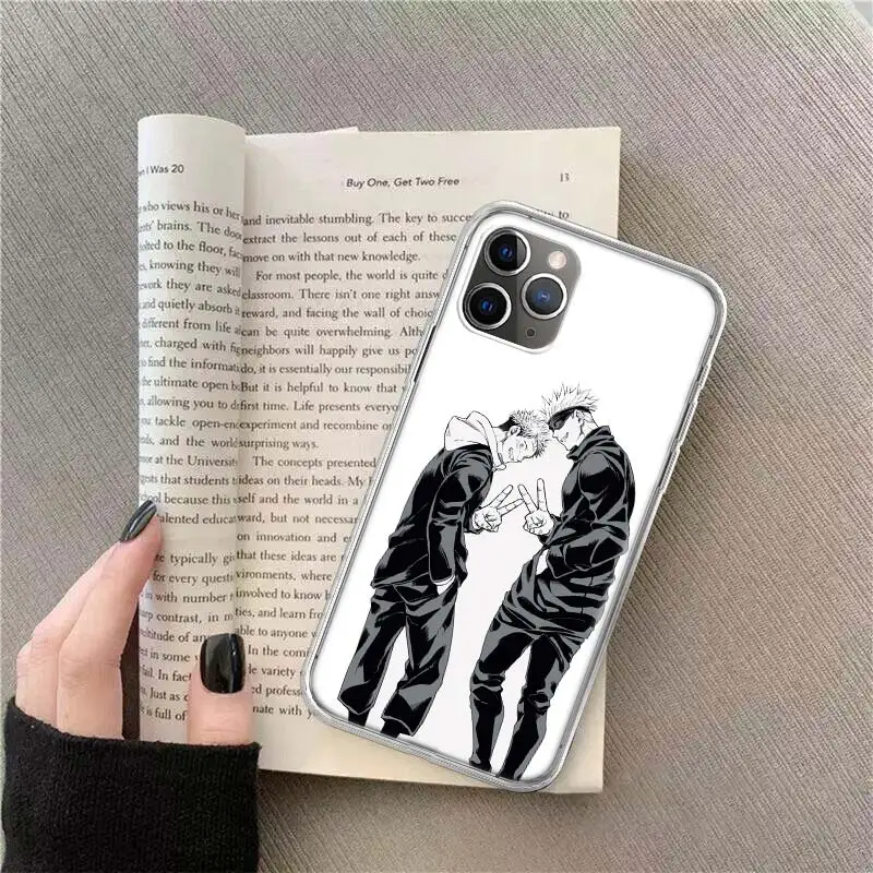 

Japan Anime Jujutsu Kaisen Phone Case For IPhone SE2020 12 Mini 11 Pro XS Max XS XR 8 7 6 Plus 5 5S SE Case
