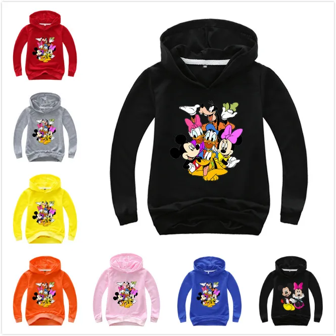 Толстовки с капюшоном больших размеров для мальчиков и девочек весенне осенние