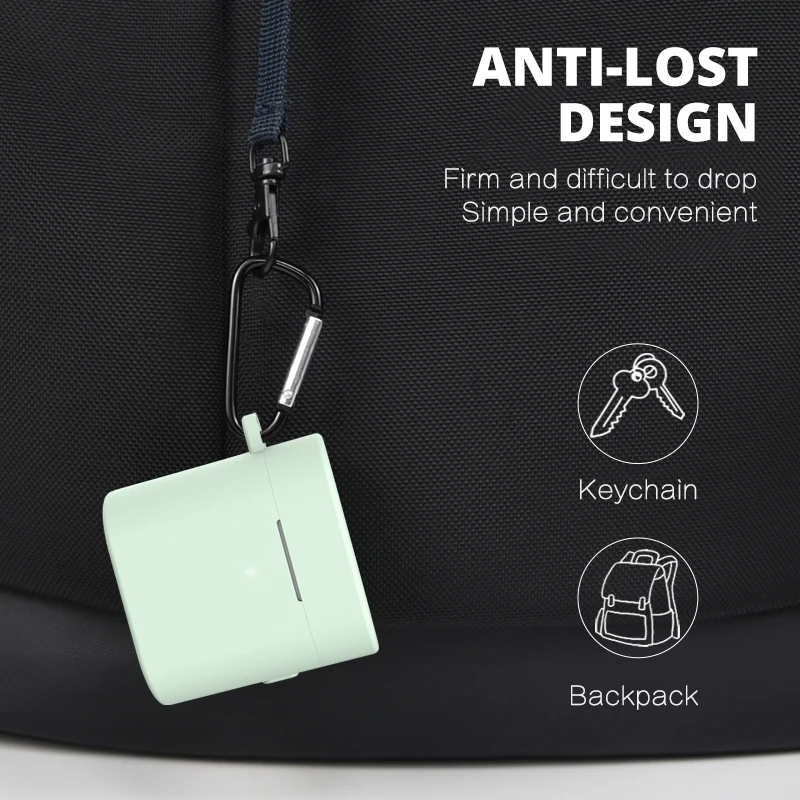 Силиконовый чехол для наушников с карабином новый силиконовый Xiaomi Air Pro bluetooth