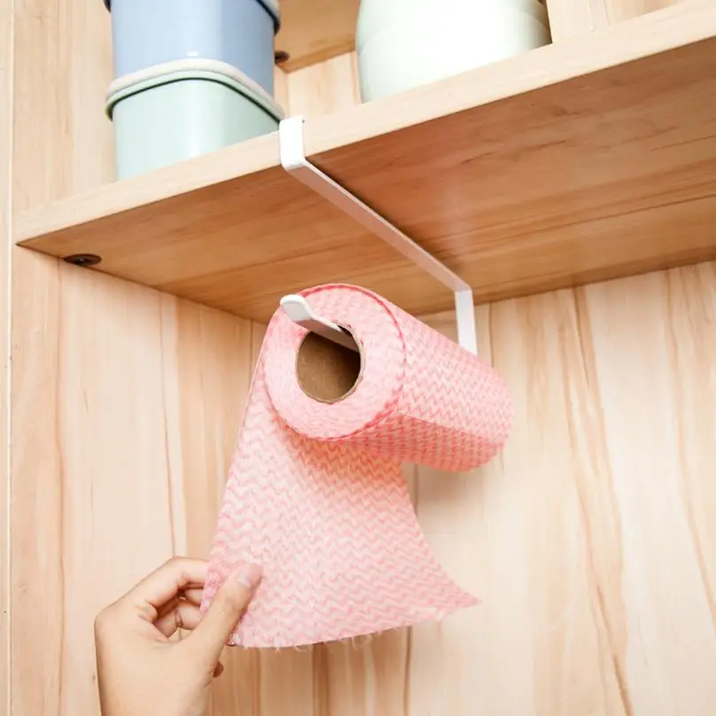 

Fashion 2018 Under Cabinet Paper Towel Holder Roll Paper Towel Rack Stainless Metal Organizer 10.13
