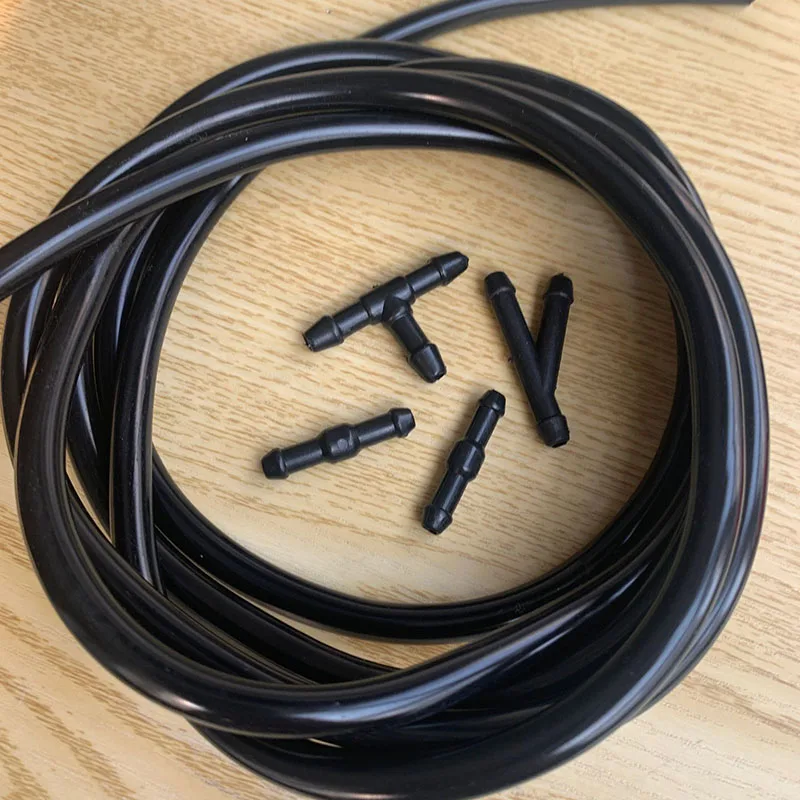 

Universal 2m Windshield Washer Nozzle Hose Tube Pipe W/ Connector T Y Straight for Front Window Headlight Pump Car Parts