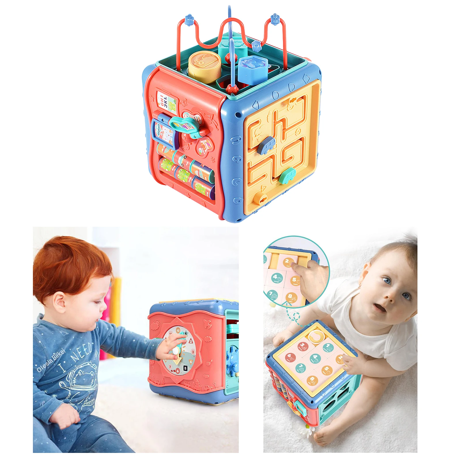 

Intelligence Box Shape Sorter Toys Baby Cognitive Matching Shape Assort Toy Educational Montessori Toys For Children Xmas Gift