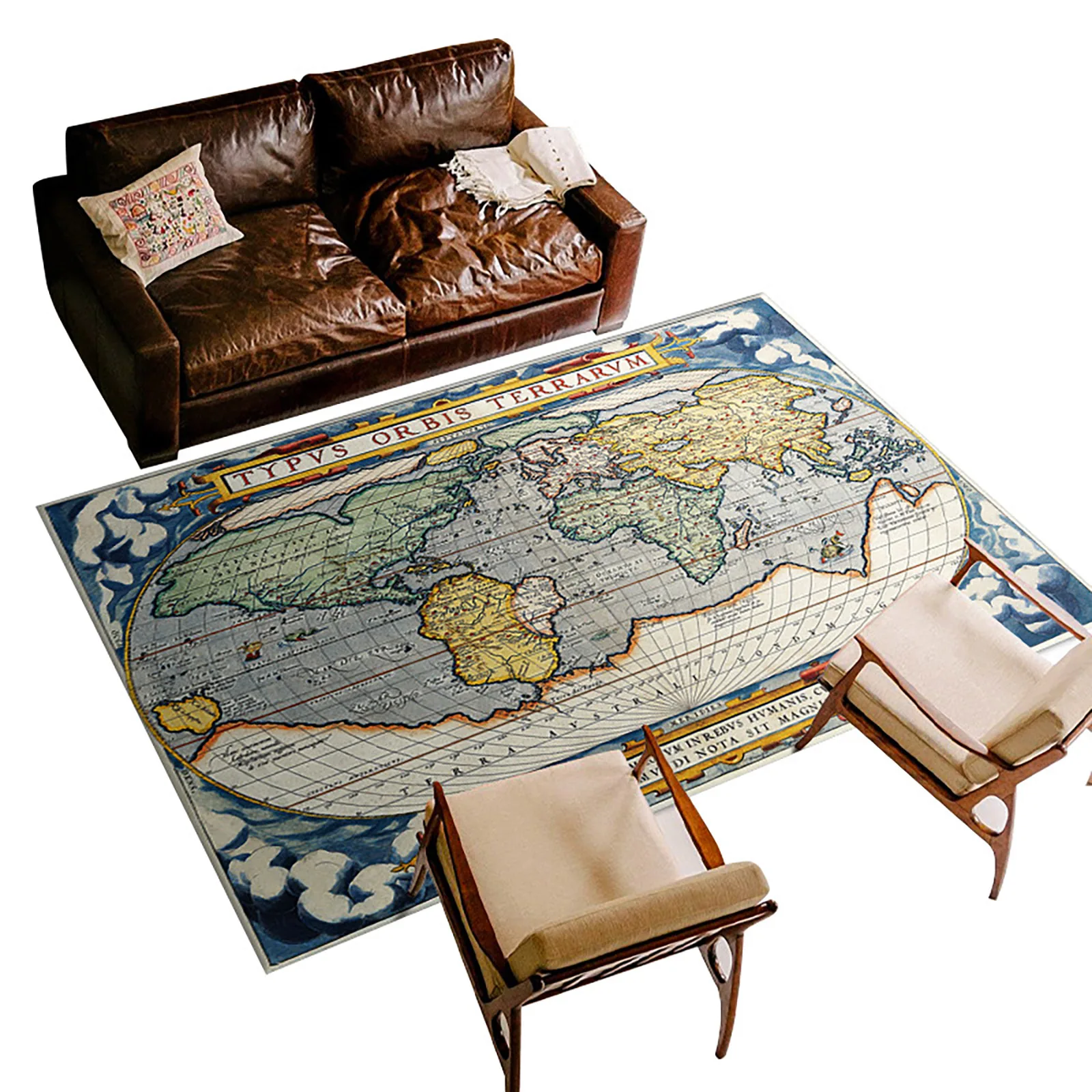 

Ковер с рисунком карты мира, искусственный ковер, противоскользящий ковер для офиса, гостиной, декора, ковер для офиса, гостиницы, гостиной