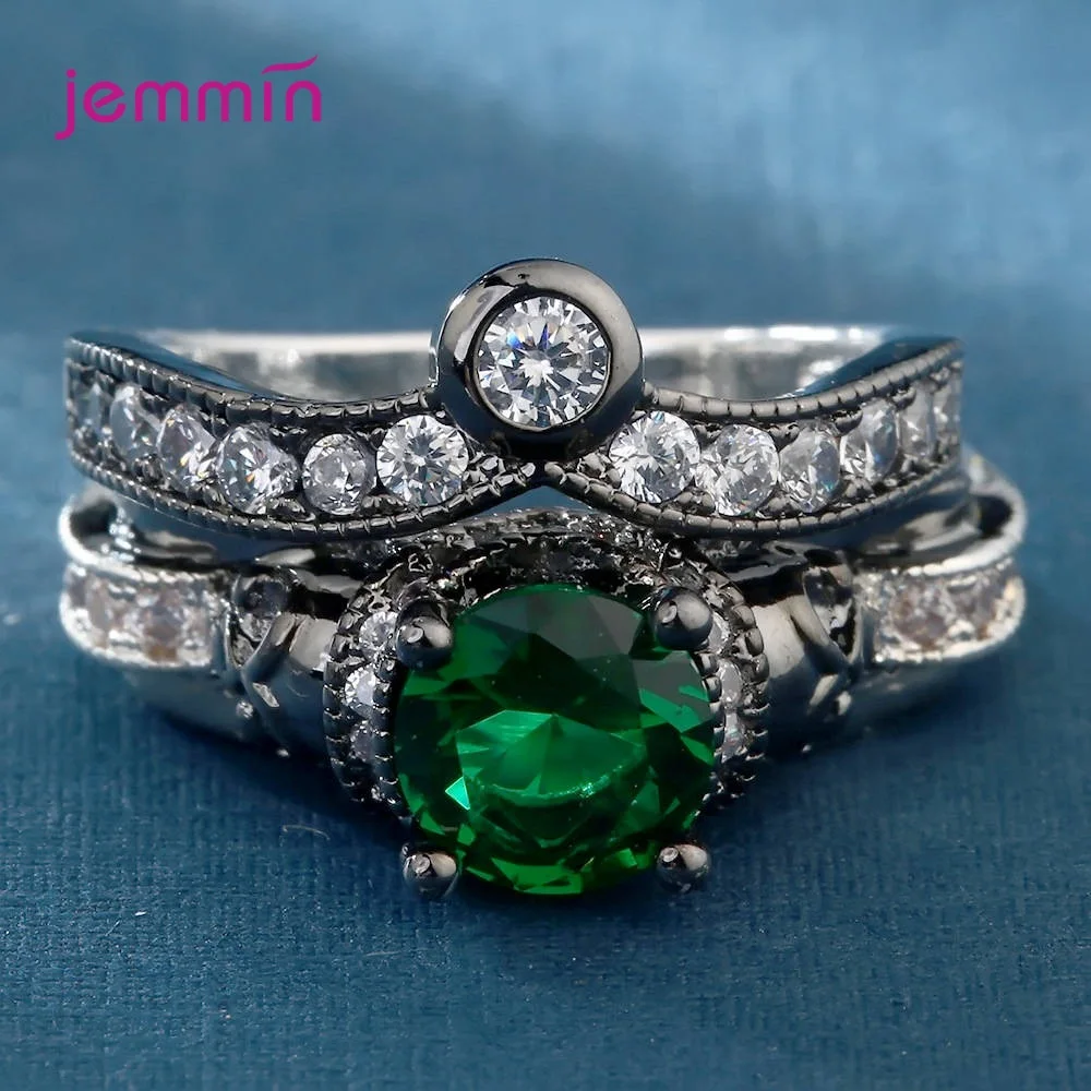 Новое поступление креативный роскошный черный череп 925 Серебряные кольца для