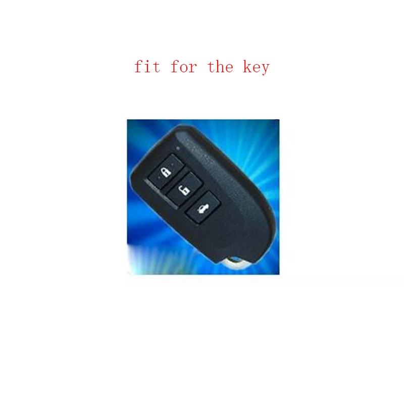 ZAD 3 кнопки силиконовый для ключа автомобиля Чехлы Набор Брелок оболочка