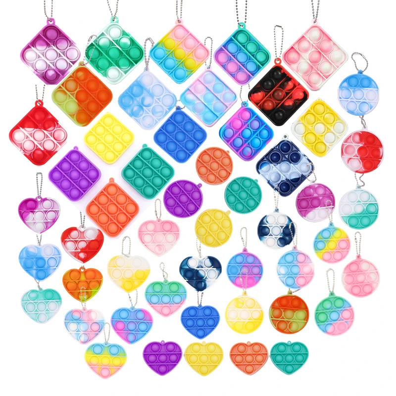 

Popit Pokemon Office 2019 Key Unicorn Bubble Pops Keychain Anime Character Fruit Fashion Sensory Autisim Anti-Stress Stress