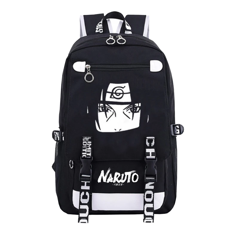 XM K Аниме Рюкзак Наруто школьные сумки для подростков Bookbag Akatsuki Itachi Sharingan Косплей сумки на плечо для ноутбука рюкзак для путешествий - Цвет: XM K