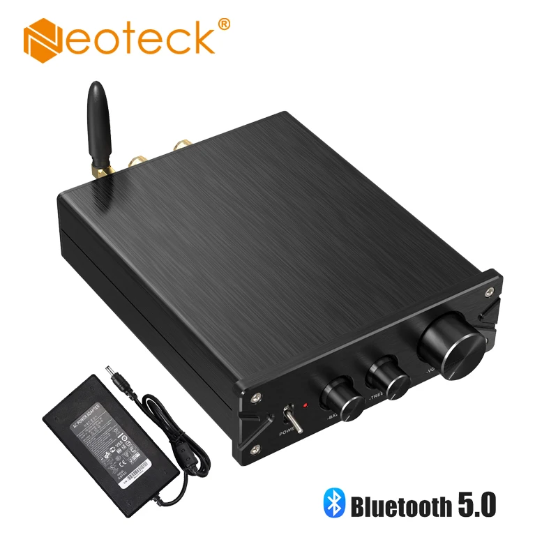 Neoteck Bluetooth стерео аудио усилитель 2 канальный мини Hi Fi Класс D Интегрированный
