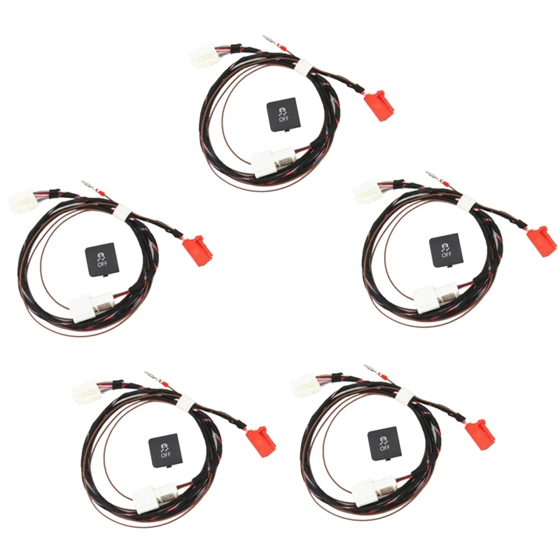 

5 комплектов кнопки выключения электростатического фильтра со сцепным устройством 1KD927117 для Golf MK6 Jetta 5 MK5 6