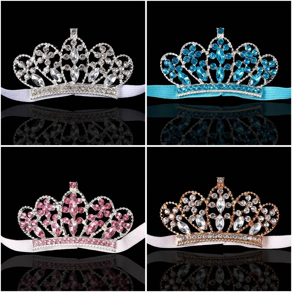 Тиара для маленьких девочек корона принцессы со стразами милая малышей ободок