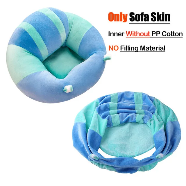 29 Baby Sofa Support Seat Cover Learning To Sit Seat Feeding Chair Cover Kids Sofa Skin for Infant Toddler Nest Puff Without Cotton - Цвет: 29