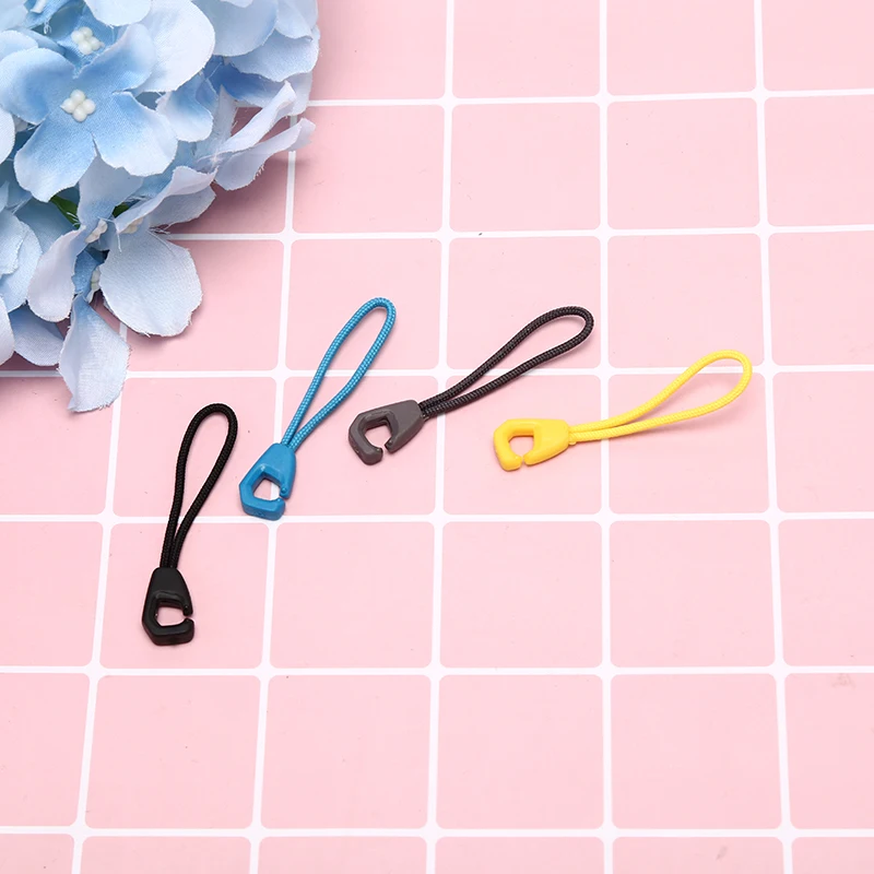 

10pcs Zipper Puller End Fit Rope Tag Fixer Zip Cord Tab Replacement Clip For Broken Buckle Travel Bag Suitcase Tent Backpack