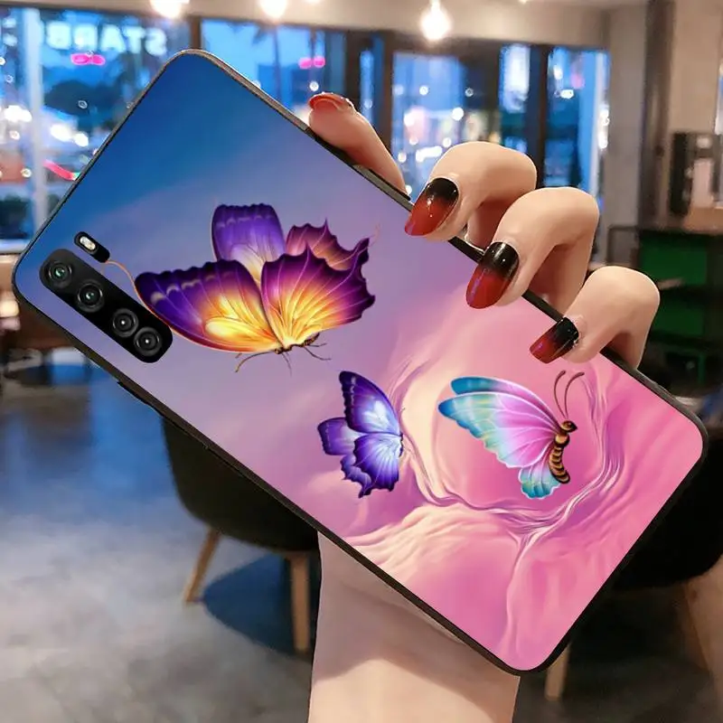 Мягкий резиновый чехол для телефона Huawei P40 P30 P20 lite Pro Mate 30 20 P Smart 2019 prime с милыми