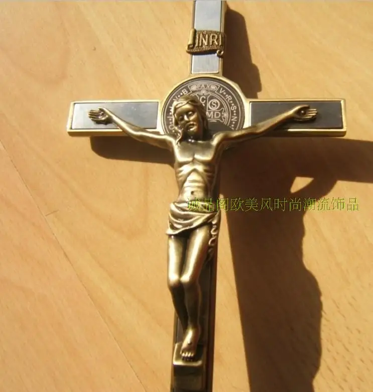 

Распятие с Иисусом кирситом, подвеска-крест, около 23*13 см