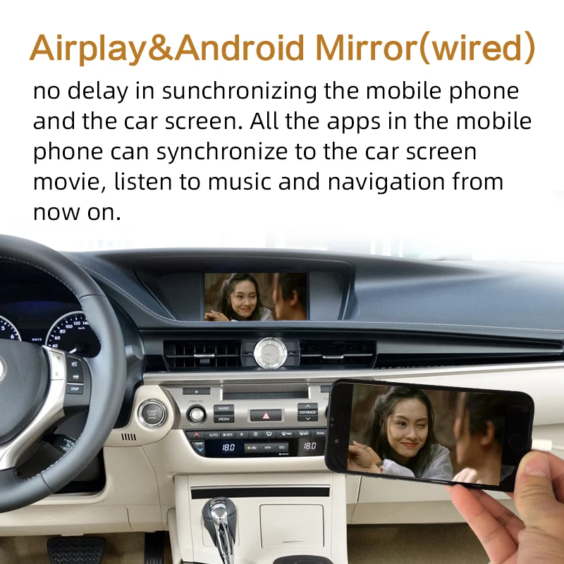Sinairyu мультимедийный комплект для Lexus NX ES US iS CT RX GS LS LX LC RC 2014-2019 беспроводной Apple CarPlay