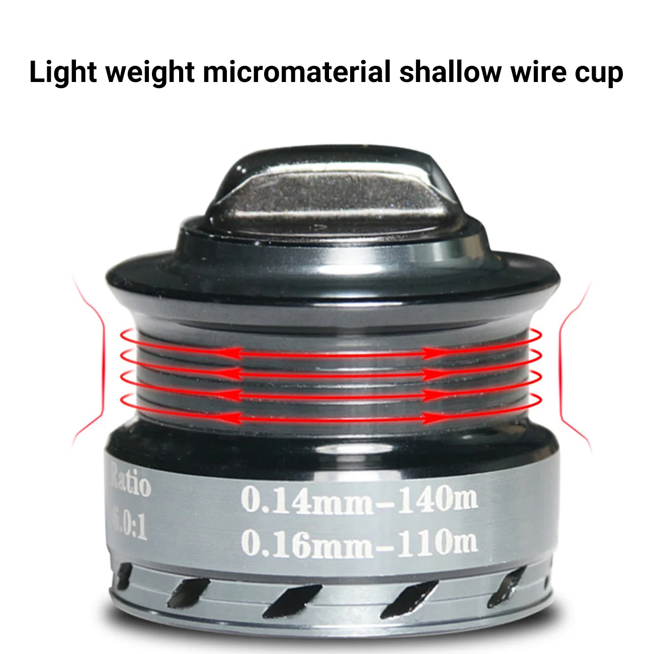 

High Quality 5+1 Spool Fishing Reel 6.0:1 Gear Ratio High Speed Spinning Reel Carp Fishing Reels For Saltwater