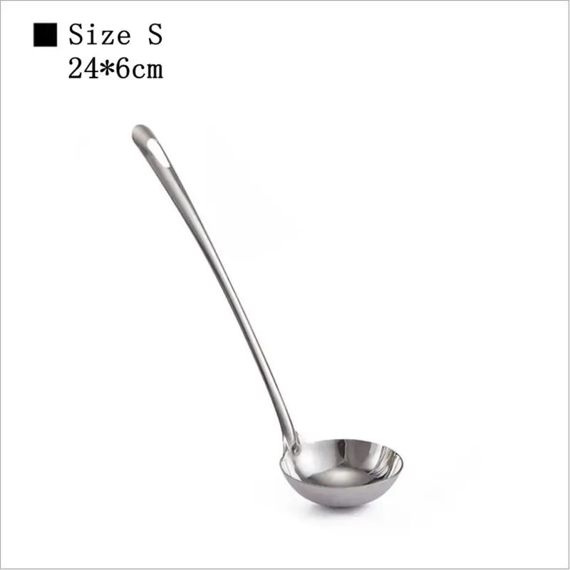 Большая утолщенная ложка для супа из нержавеющей стали кухонная утварь рисовый