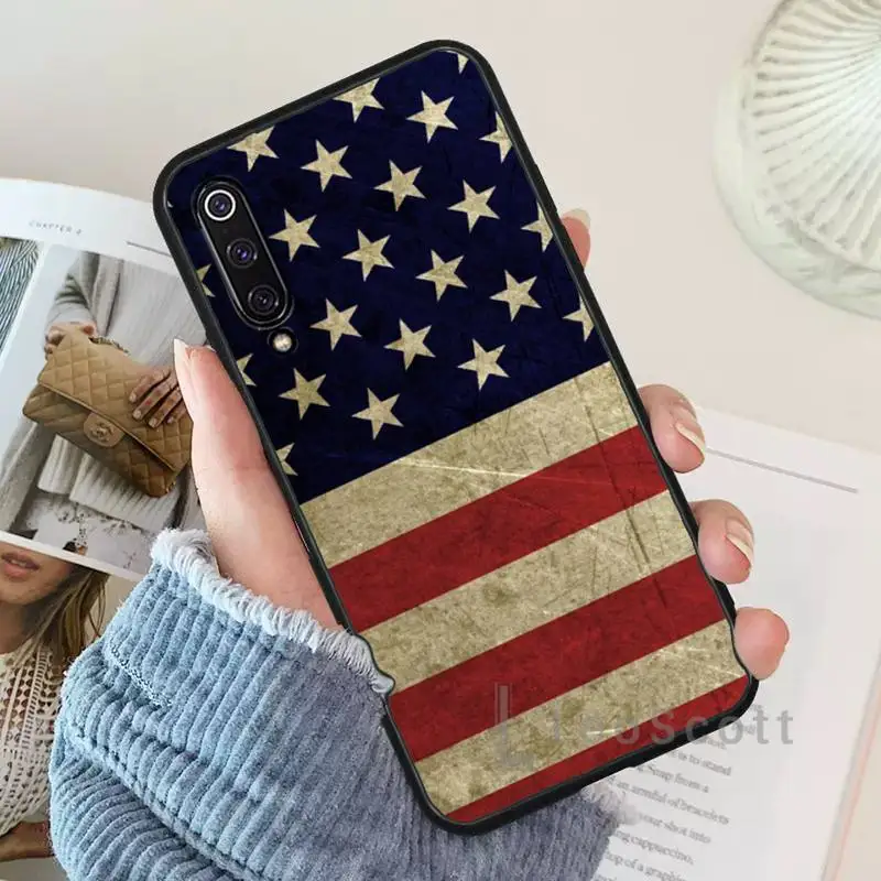 

star flag American Phone Case For Xiaomi Redmi 7 9t 9se k20 mi8 max3 lite 9 note 8 9s 10 pro