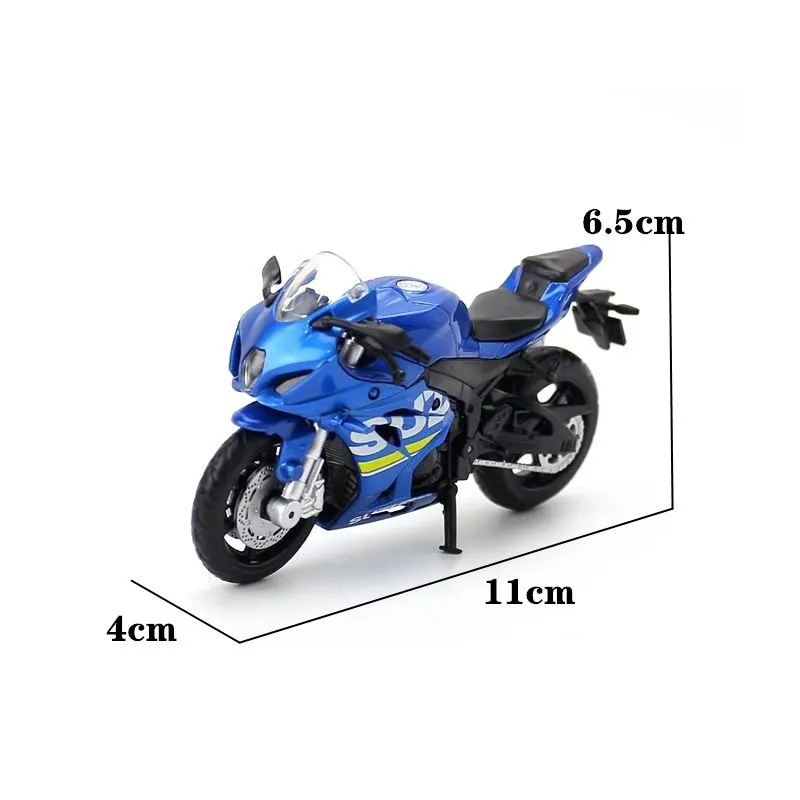 1:18 весы Suzuki GSX-R1000 сплав и пластик мотоцикл для коллекции подарок детей |