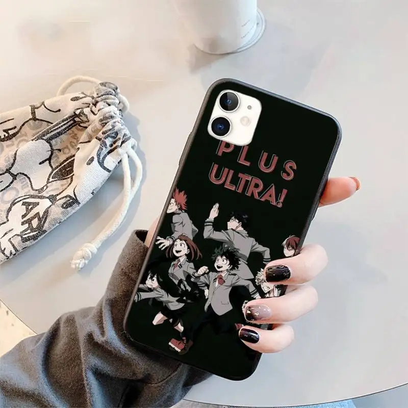 

My Hero Academia Phone Case for iPhone 12 11 mini pro XS MAX 8 7 6 6S Plus X 5S SE 2020 XR