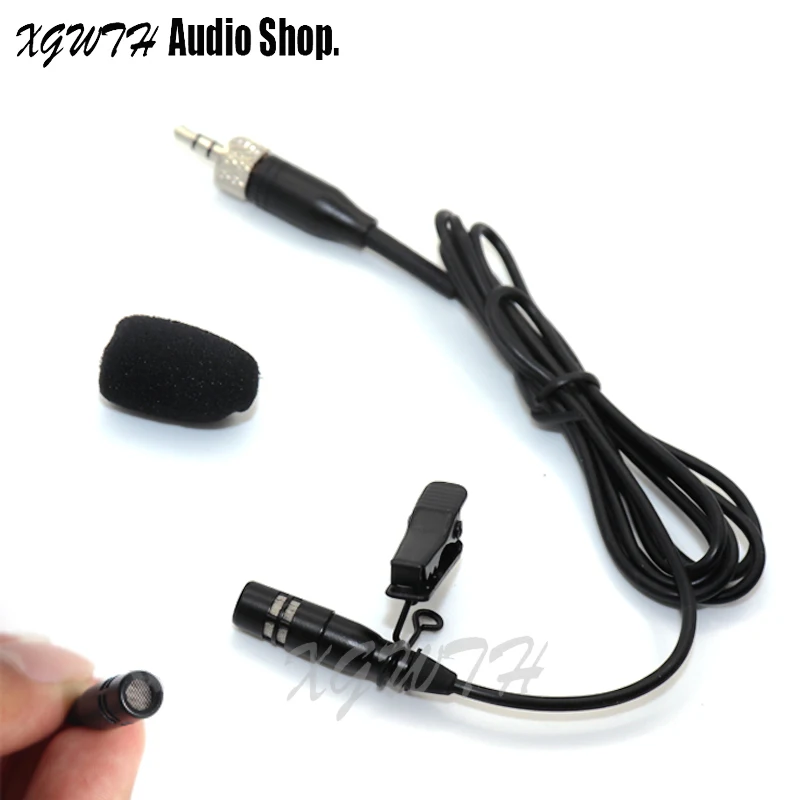 Электретный конденсаторный петличный микрофон 3 5 мм разъем Блокировка для Sennheiser