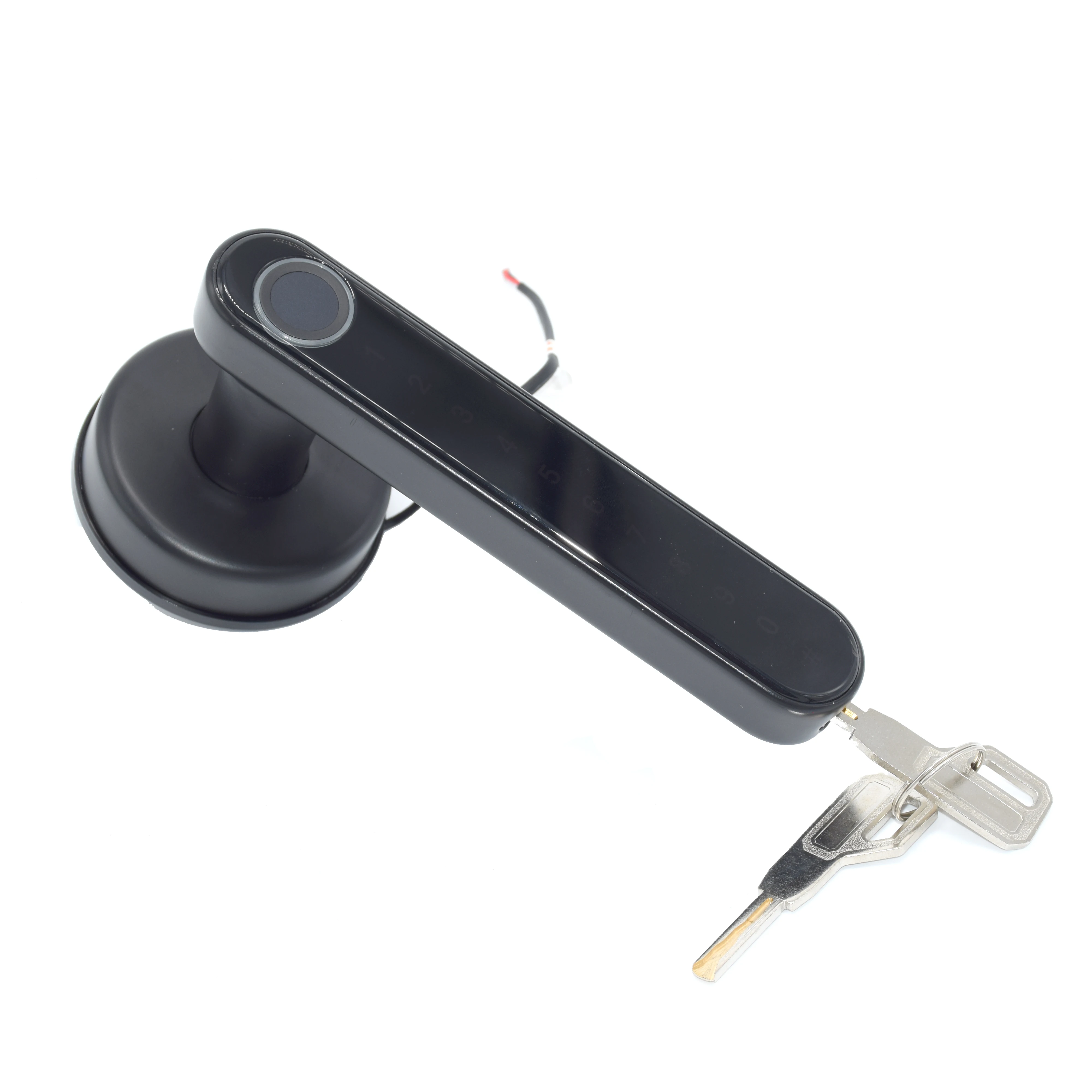 Умный дверной замок TTLock с Wi Fi кодовым кодом и сканером отпечатка пальца работает